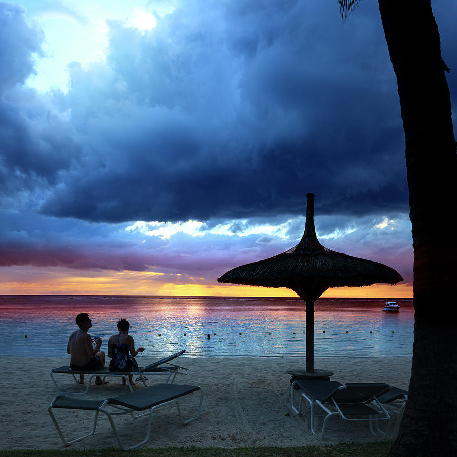 Beach Digital Art - Mauritius, Mauritius Island, Tamarin, Tropics, Indian Ocean, La Pirogue Hotel #2 by Paolo Giocoso