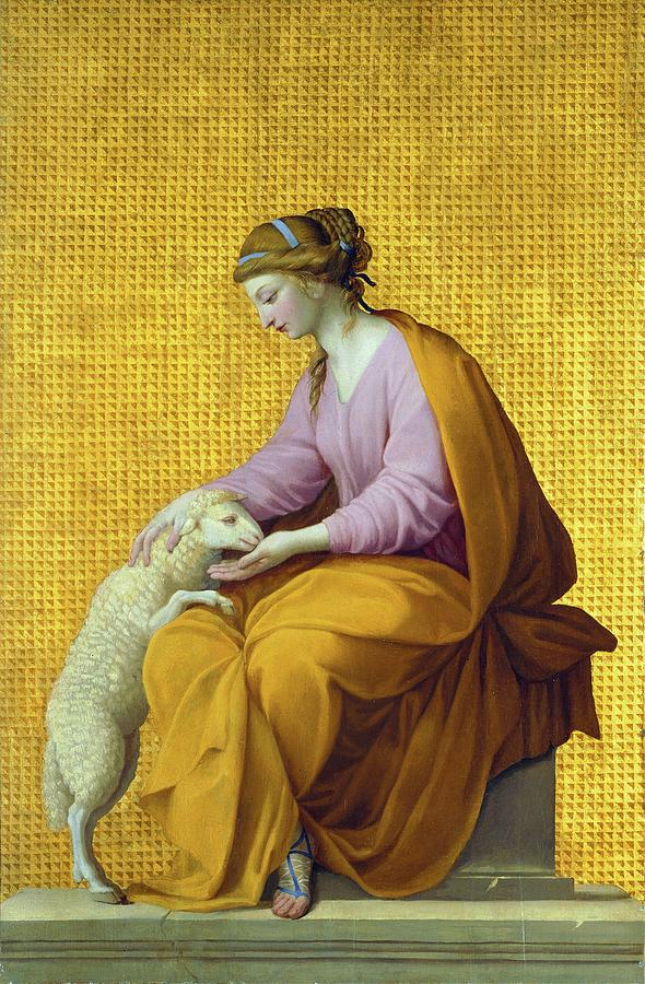 Meekness Painting by Eustache Le Sueur Meekness Painting by Eustache Le Sueur