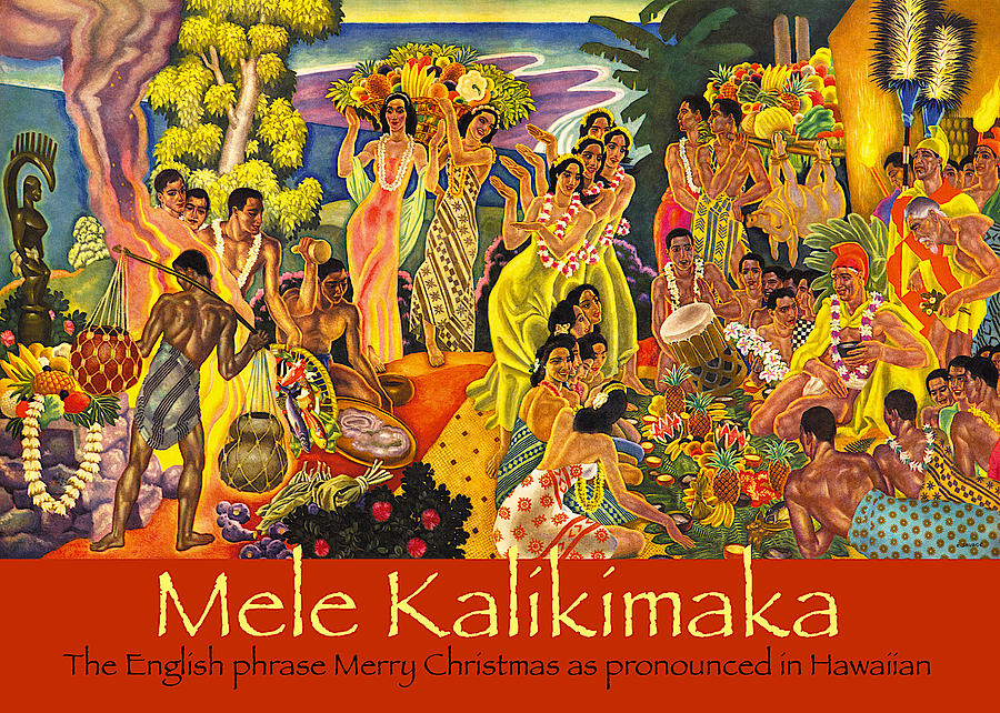 Mele Kalikimaka Painting - Mele Kalikimaka #3 by James Temple