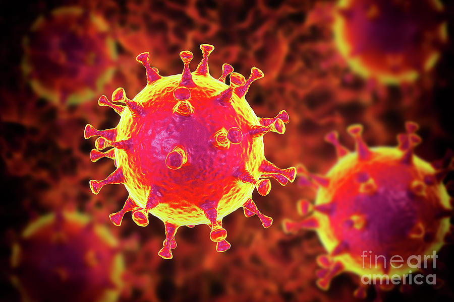 Attack Photograph - Mers Coronavirus #2 by Kateryna Kon/science Photo Library