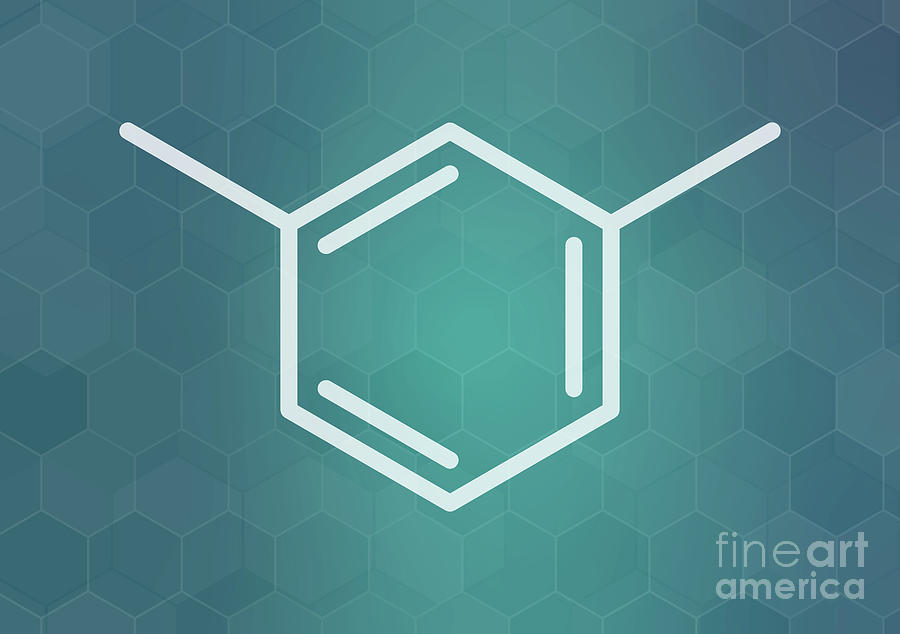 Meta-xylene Aromatic Hydrocarbon Molecule #2 by Molekuul/science Photo ...