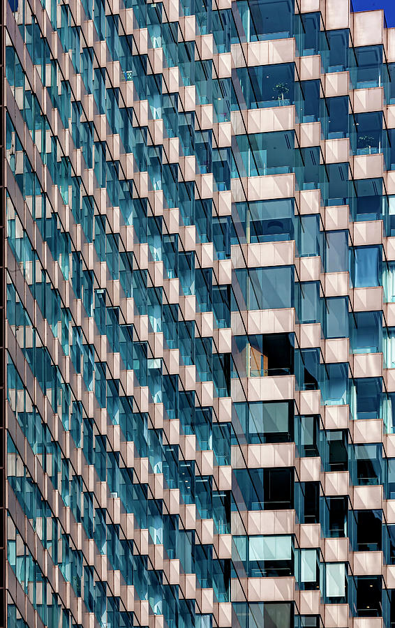 Metal and Glass Office Building NYC #2 Photograph by Robert Ullmann