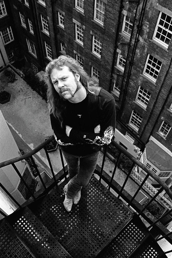 Metallica Photograph - Metallica James Hetfield London April #2 by Martyn Goodacre