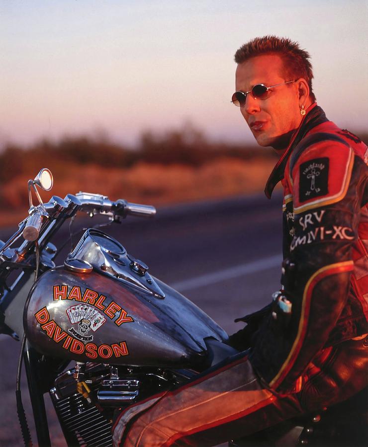 MICKEY ROURKE in HARLEY DAVIDSON AND THE MARLBORO MAN -1991-. #2 Photograph by Album