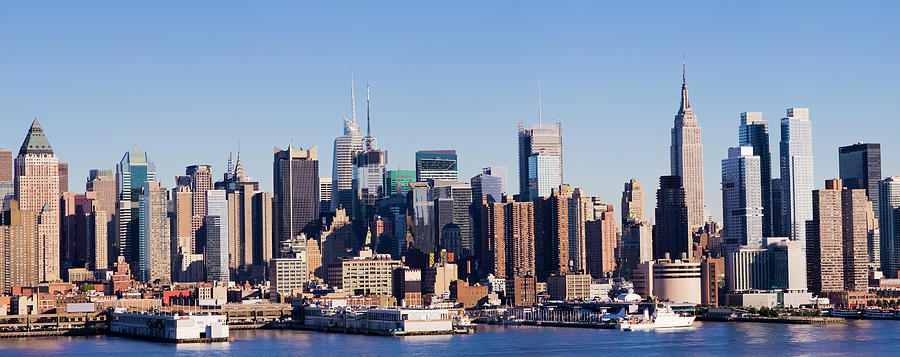 Midtown Manhattan City Skyline In New #2 Photograph by Deejpilot