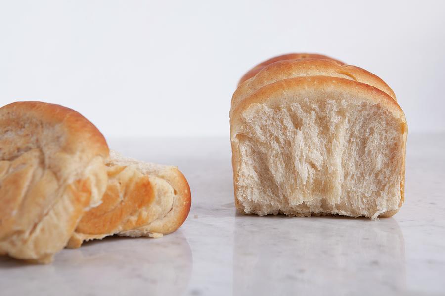 Milk Bread Rolls In The Shape Of A Loaf #2 Photograph by Elisabeth Von Plnitz-eisfeld