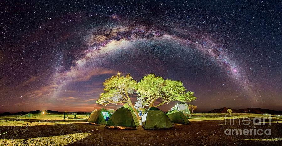 Milky Way Over A Campsite #2 Photograph by Juan Carlos Casado (starryearth.com)/science Photo Library
