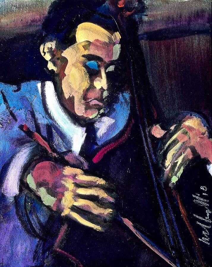 Mingus #2 Painting by Les Leffingwell