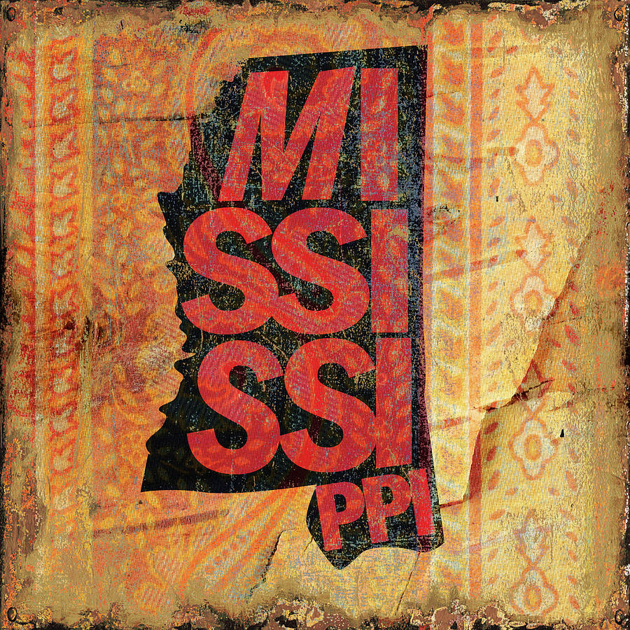 Pattern Mixed Media - Mississippi #2 by Art Licensing Studio