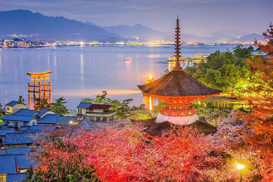 Spring Photograph - Miyajima Island, Hiroshima, Japan #2 by Sean Pavone