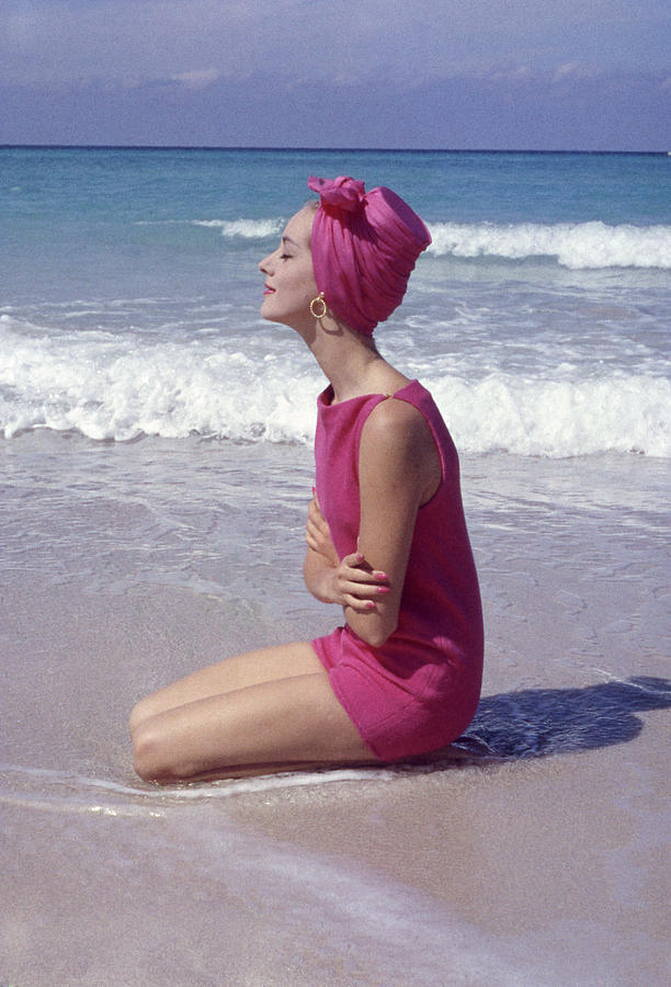 Model On The Beach Photograph by Gordon Parks Model On The Beach Photograph by Gordon Parks