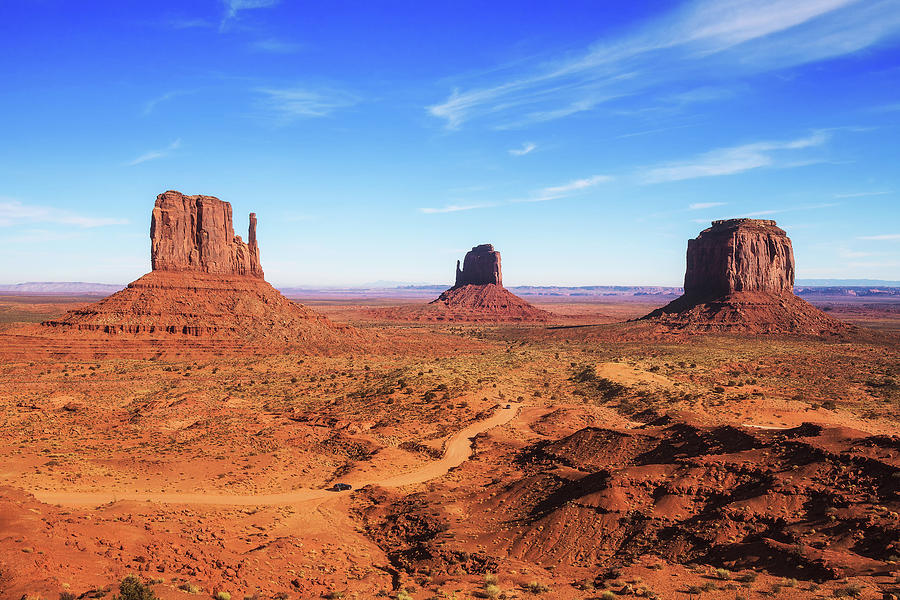 Monument Valley on the border between Arizona and Utah, USA Photograph 