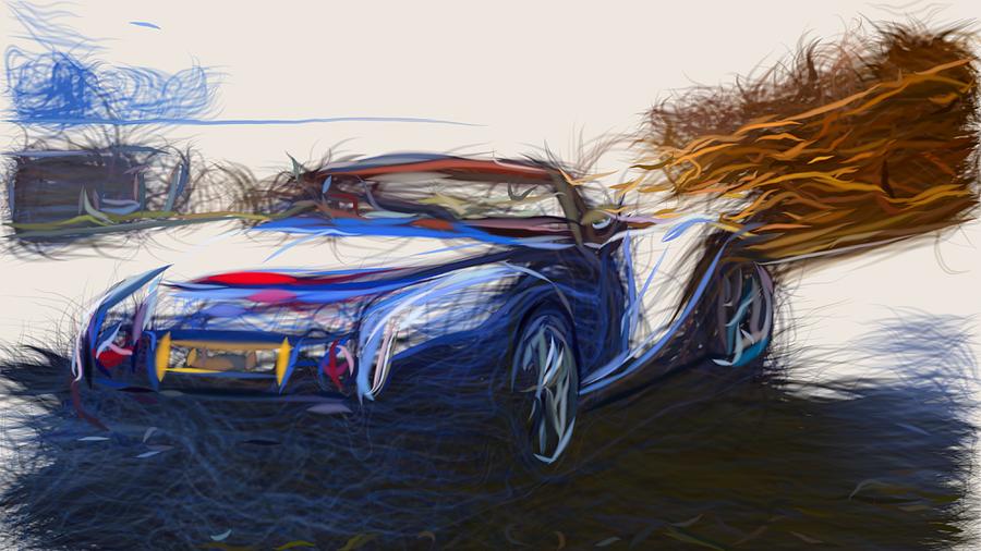 Morgan Aero 8 Draw #2 Digital Art by CarsToon Concept