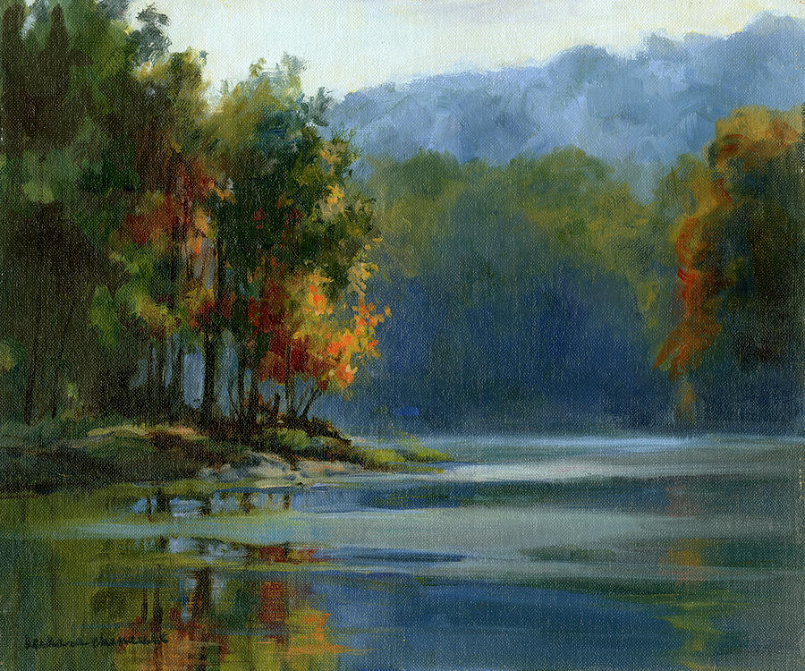 Morning Haze Painting By Barbara Chenault