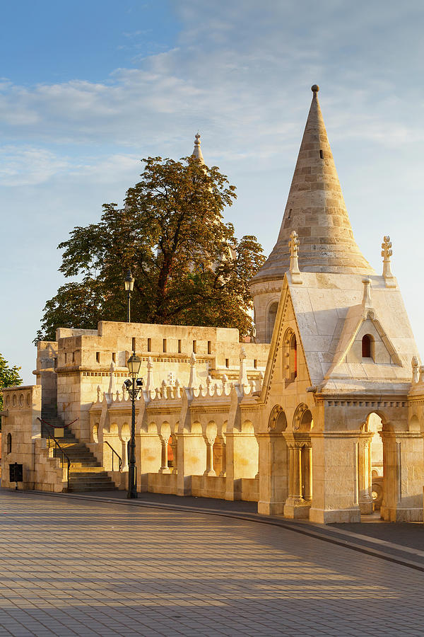 Architecture Photograph - Morning View Of Fishermans Bastion In Historic City Centre Of Buda. #2 by Cavan Images
