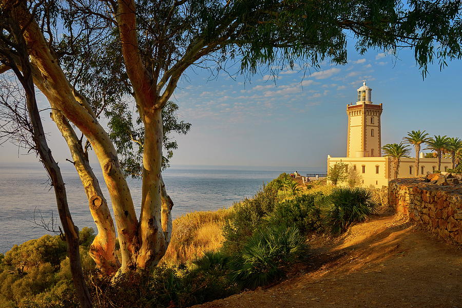Morocco, Tangier, Cape Spartel Lighthouse #2 Digital Art by Jan Wlodarczyk