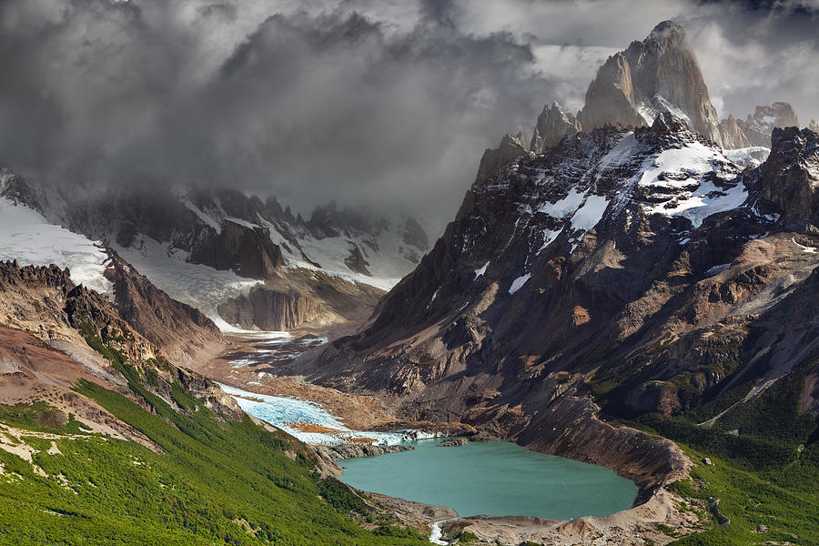 Landscape Photograph - Mount Fitz Roy And Laguna Torre, Los #2 by DPK-Photo