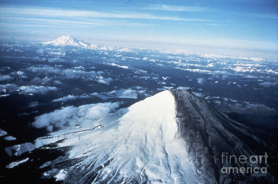 Mount St. Helens, 1980 #2 Photograph by Granger