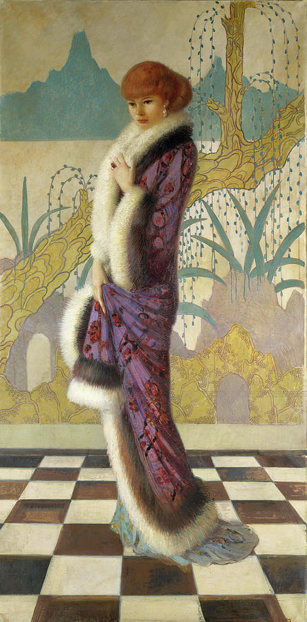 Mrs. Ethel Cushing. #2 Painting by Howard Cushing