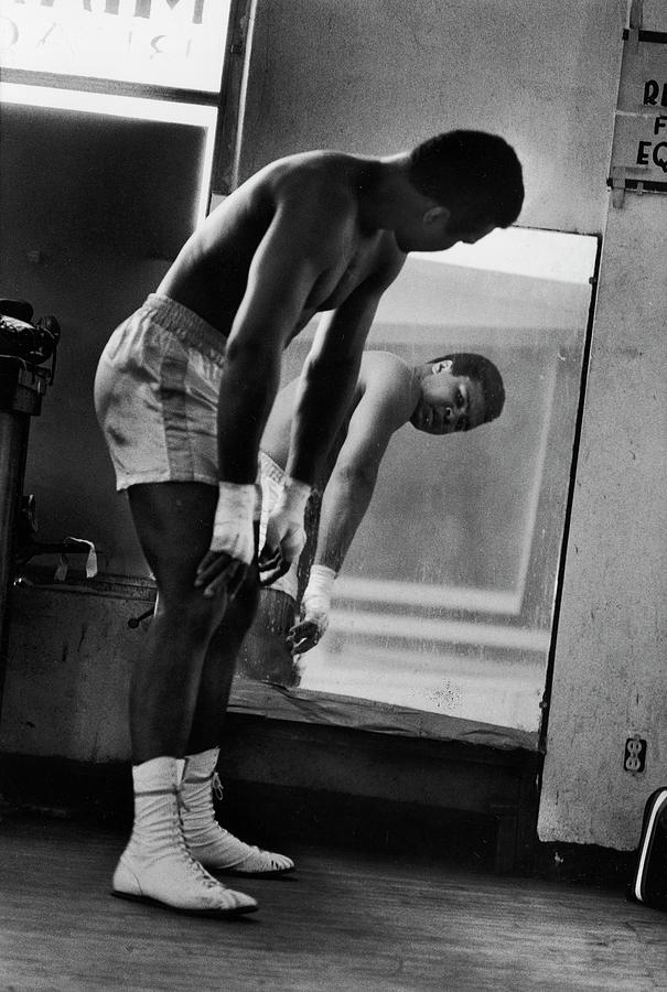Black And White Photograph - Muhammad Ali #2 by John Shearer