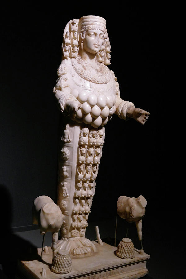 Multi breasted statue of goddess Artemis #2 Photograph by Steve Estvanik