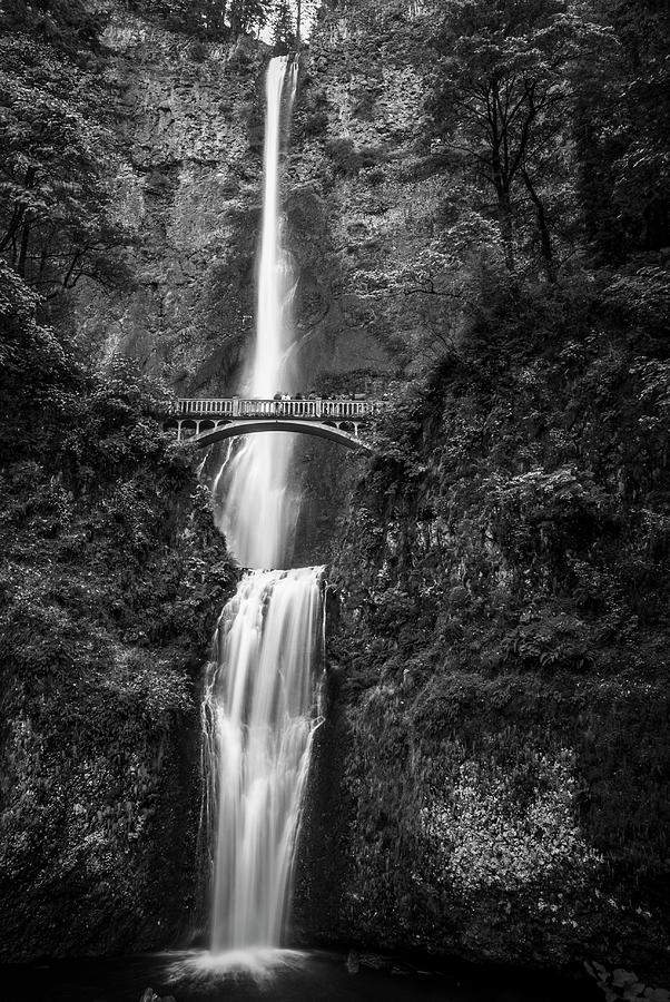 Multmanah Falls Photograph by Donald Pash