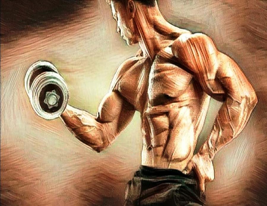 Muscle Man Digital Art by Philemon Maloka - Fine Art America