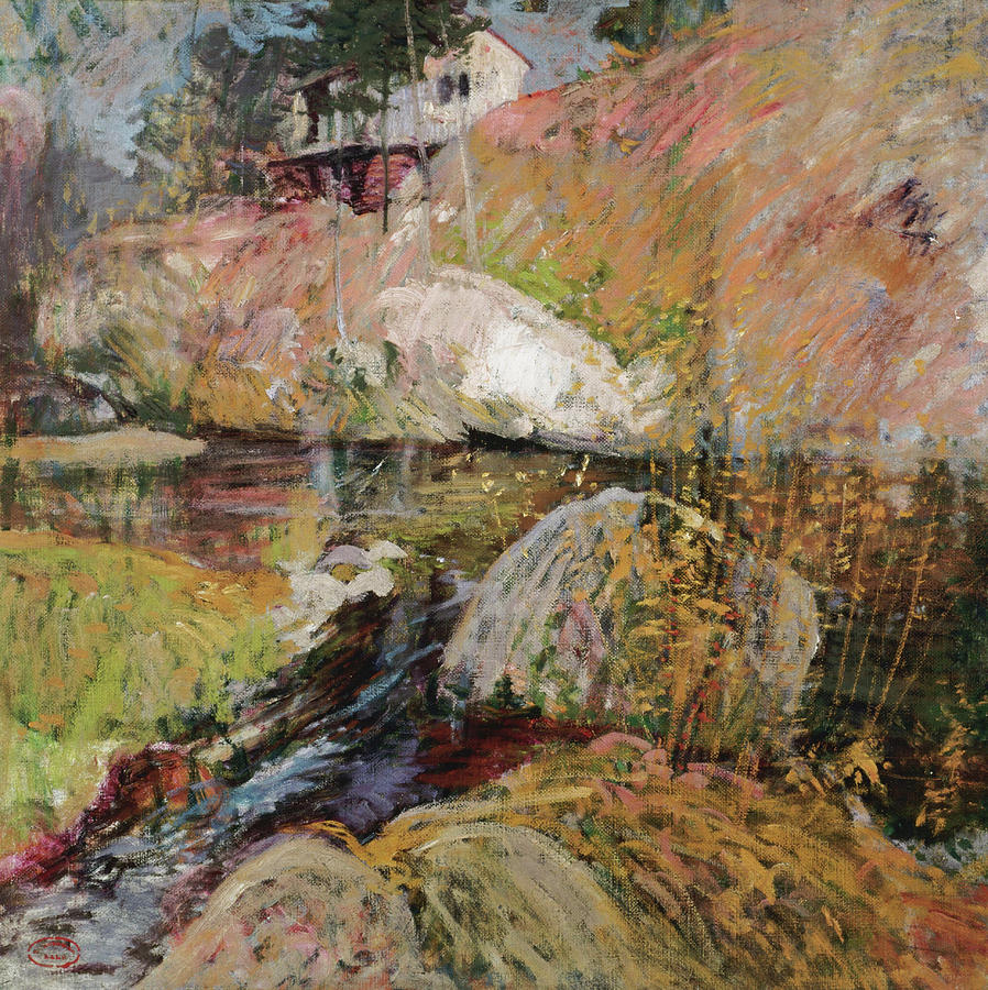 John Henry Twachtman Painting - My Summer Studio #2 by John Henry Twachtman