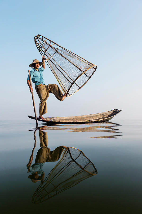 Myanmar, Inle Lake, Traditional #2 Photograph by Martin Puddy