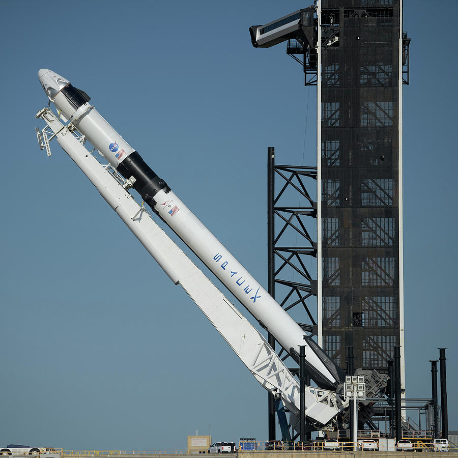 Nasa Spacex Demo-2 Mission At Launchpad #2 Photograph by Science Source