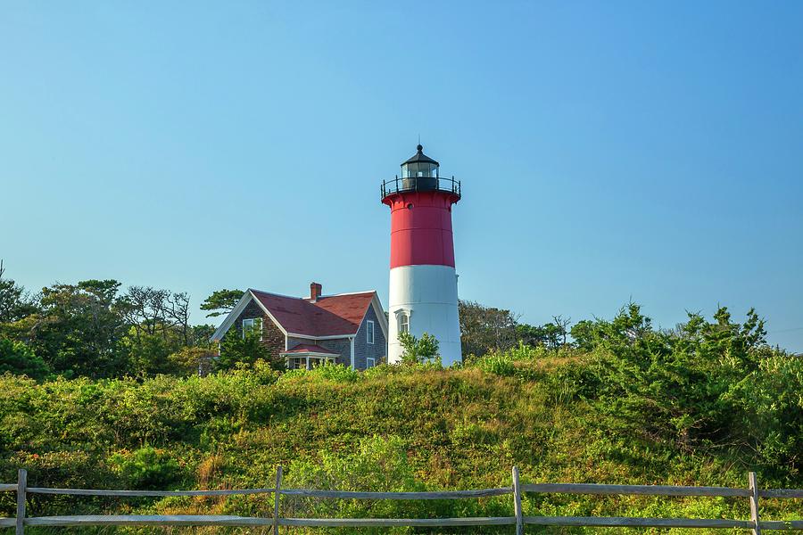 Nauset Beach Lighthouse, Cape Cod, Ma #2 Digital Art by Lumiere