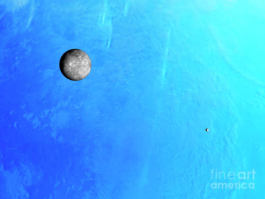 Neptune And Moons #2 Photograph by Freelanceimages/universal Images Group/science Photo Library