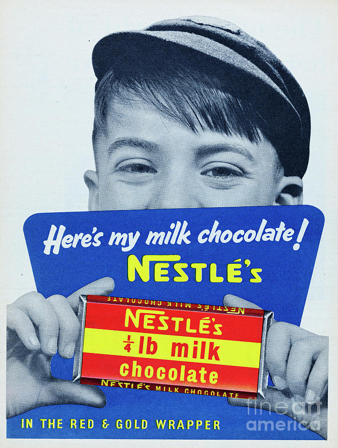 Nestle Milk Chocolate #2 Photograph by Picture Post