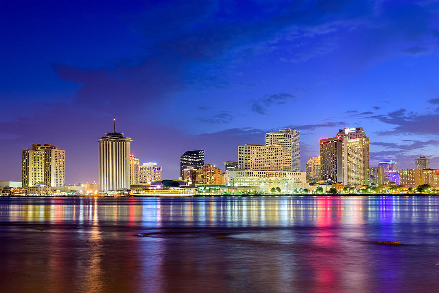 Scenic Photograph - New Orleans, Louisiana, Usa Skyline #2 by Sean Pavone