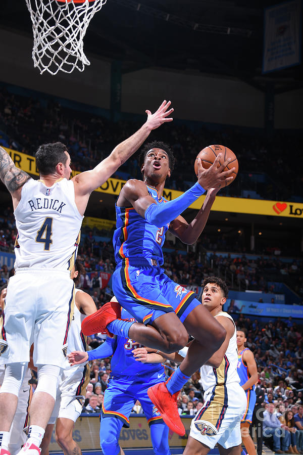 New Orleans Pelicans V Oklahoma City Photograph by Bill Baptist
