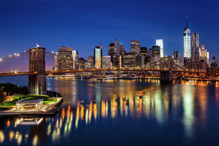 New York City, Manhattan Skyline Digital Art by Antonino Bartuccio ...
