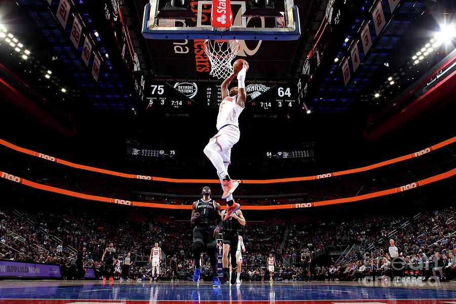 New York Knicks V Detroit Pistons Photograph by Brian Sevald