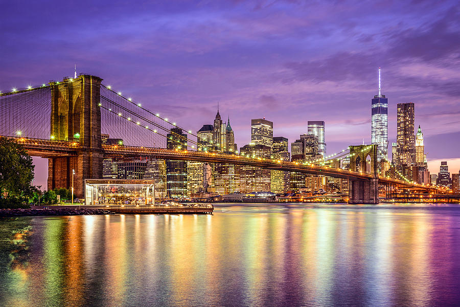 Cityscape Photograph - New York, New York, Usa City Skyline #2 by Sean Pavone