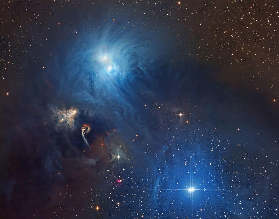 NGC6726_c80schedler #2 Painting by Celestial Images