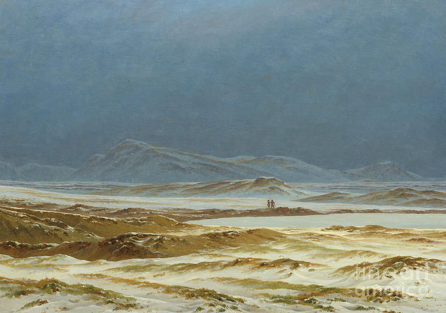Northern Landscape, Spring Painting by Caspar David Friedrich
