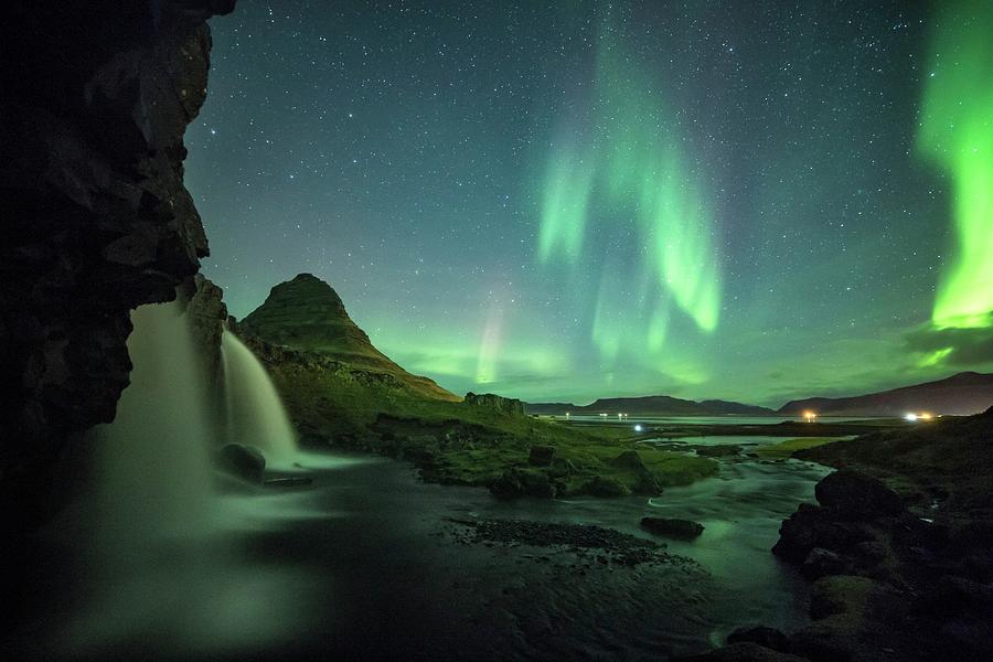 Northern Lights, Iceland #2 Digital Art by Clickalps