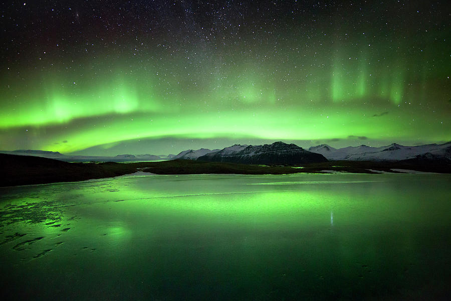 Northern Lights, Iceland #2 Digital Art by Vincenzo Mazza
