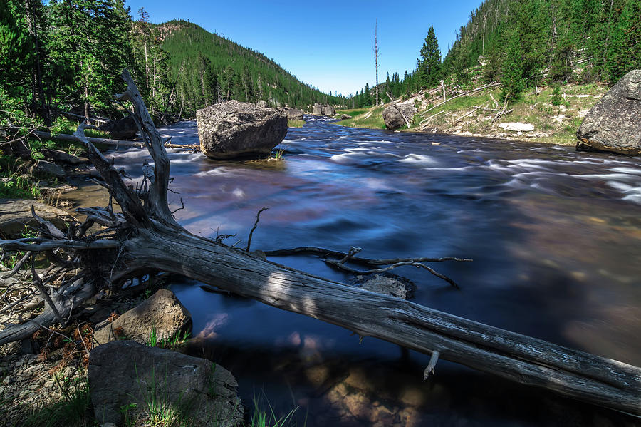 Obsidian Creek River In Yellowstone Wyoming #2 Photograph by Alex Grichenko