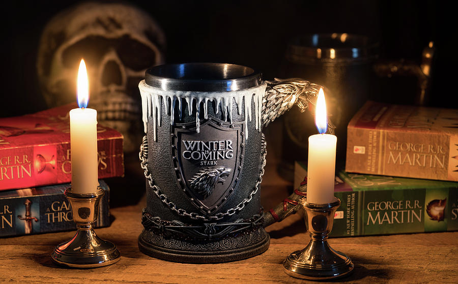 Official House Stark tankard from Game of Thrones series #2 Photograph by Steven Heap