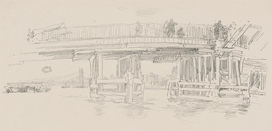 Old Battersea Bridge Drawing By James Mcneill Whistler - Fine Art America