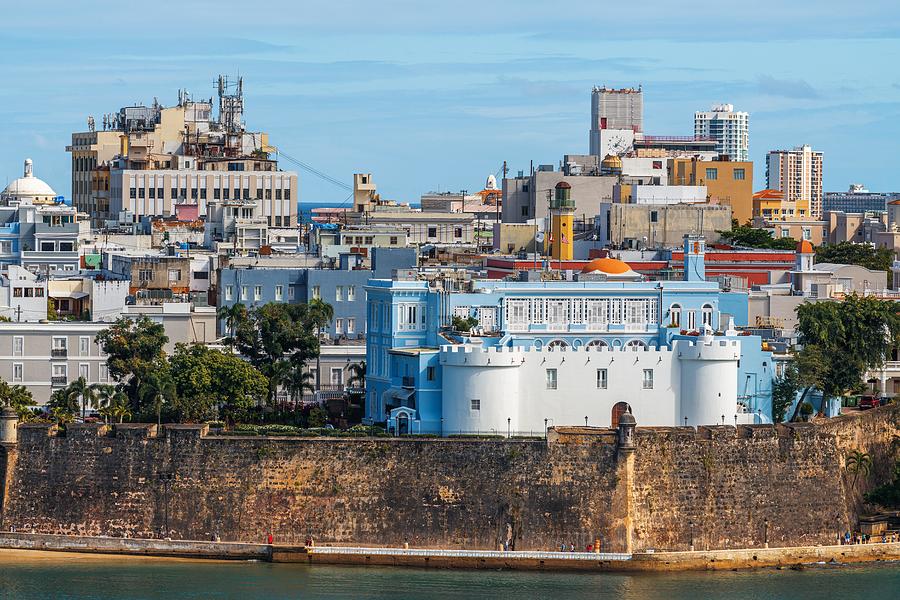 Architecture Photograph - Old San Juan, Puerto Rico Cityscape #2 by Sean Pavone