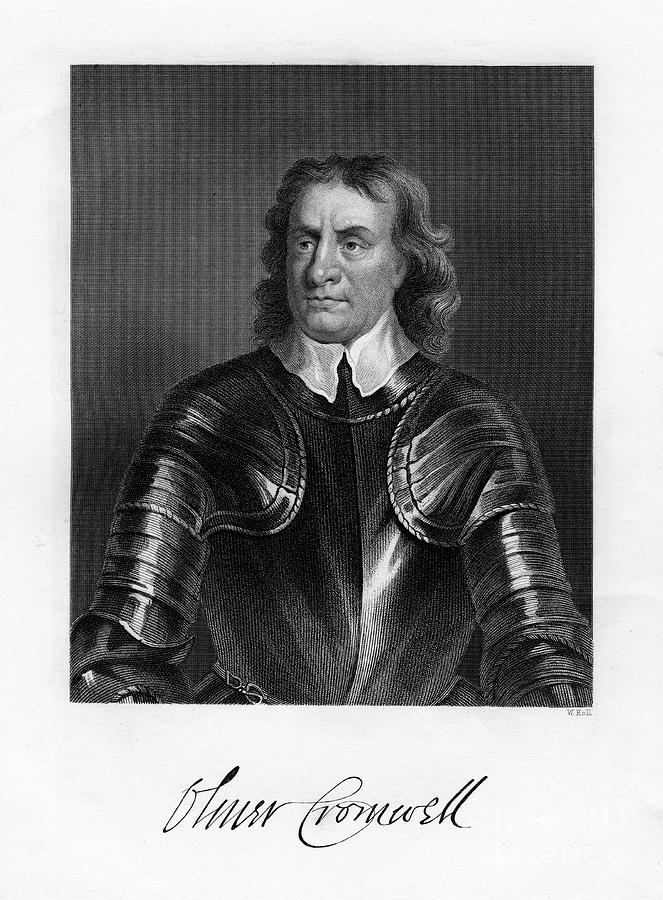 Oliver Cromwell, English Soldier #2 Drawing by Print Collector