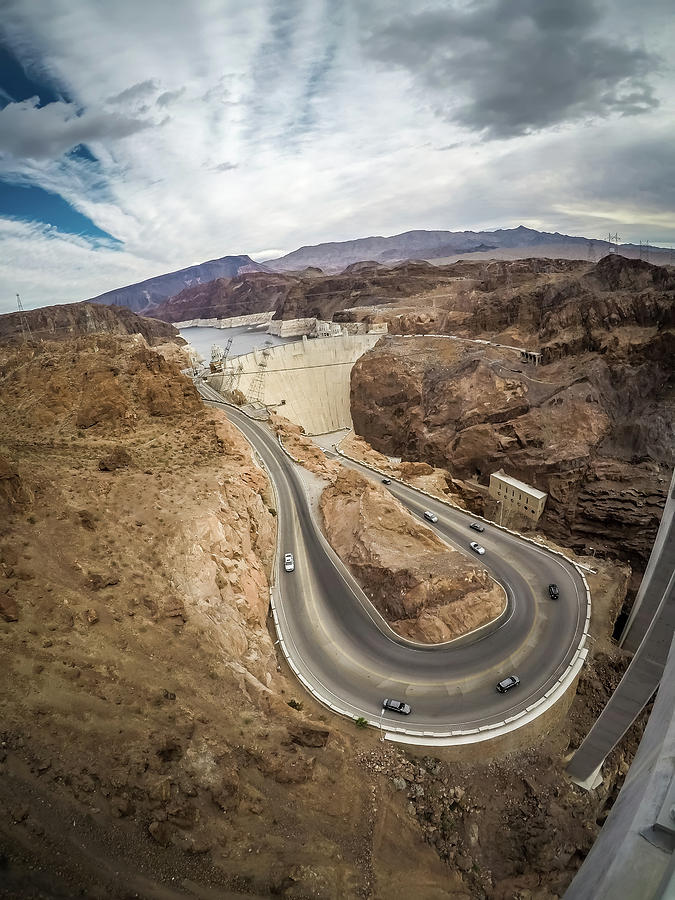 on Hoover Dam at Lake Mead #2 Photograph by Alex Grichenko