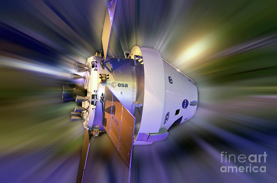 Orion Spacecraft With Esa Service Module #2 Photograph by Detlev Van Ravenswaay/science Photo Library