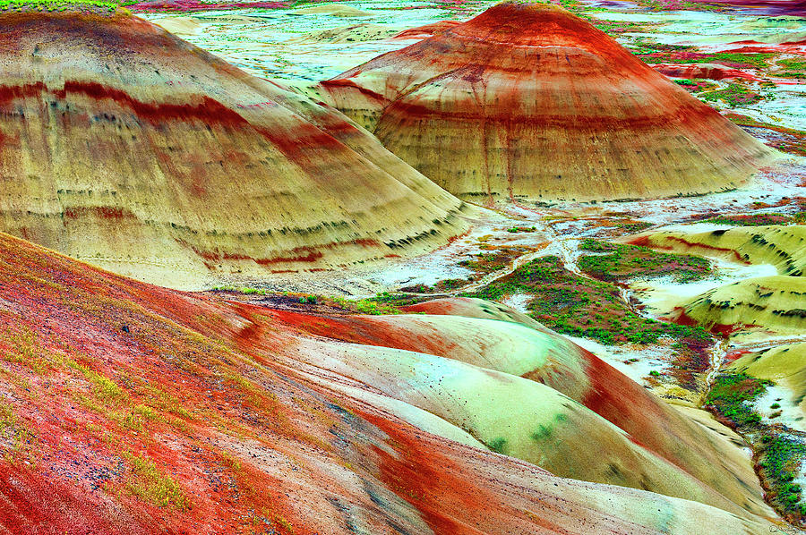 Painted Hills John Day Fossil Beds #2 Photograph by Dee Browning